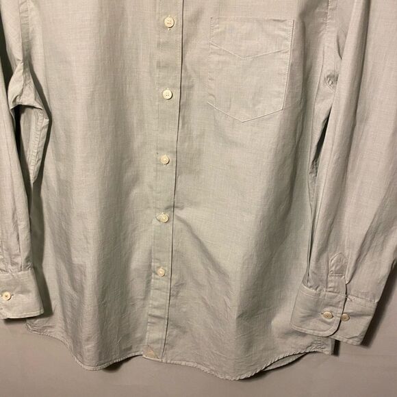 UNTUCKit Men's Medium Seafoam Light Green Long Sleeve Button-up Shirt Alvaro. - Picture 3 of 10